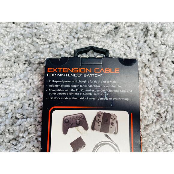 Nintendo Extension Charging Cables Switch 6' Switch Blackweb Electronics - Picture 6 of 8